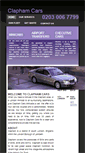 Mobile Screenshot of claphamcars.co.uk